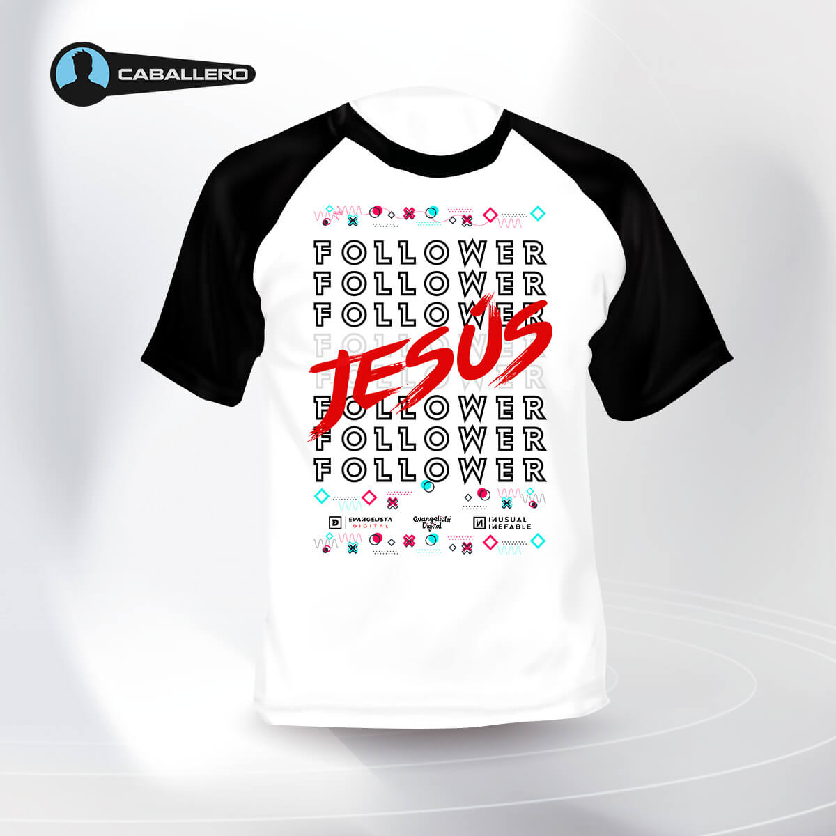 T-shirt-Jesus-Follower-Caballero-Camiseta