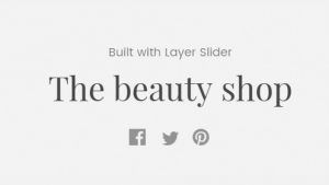 beauty shop footer